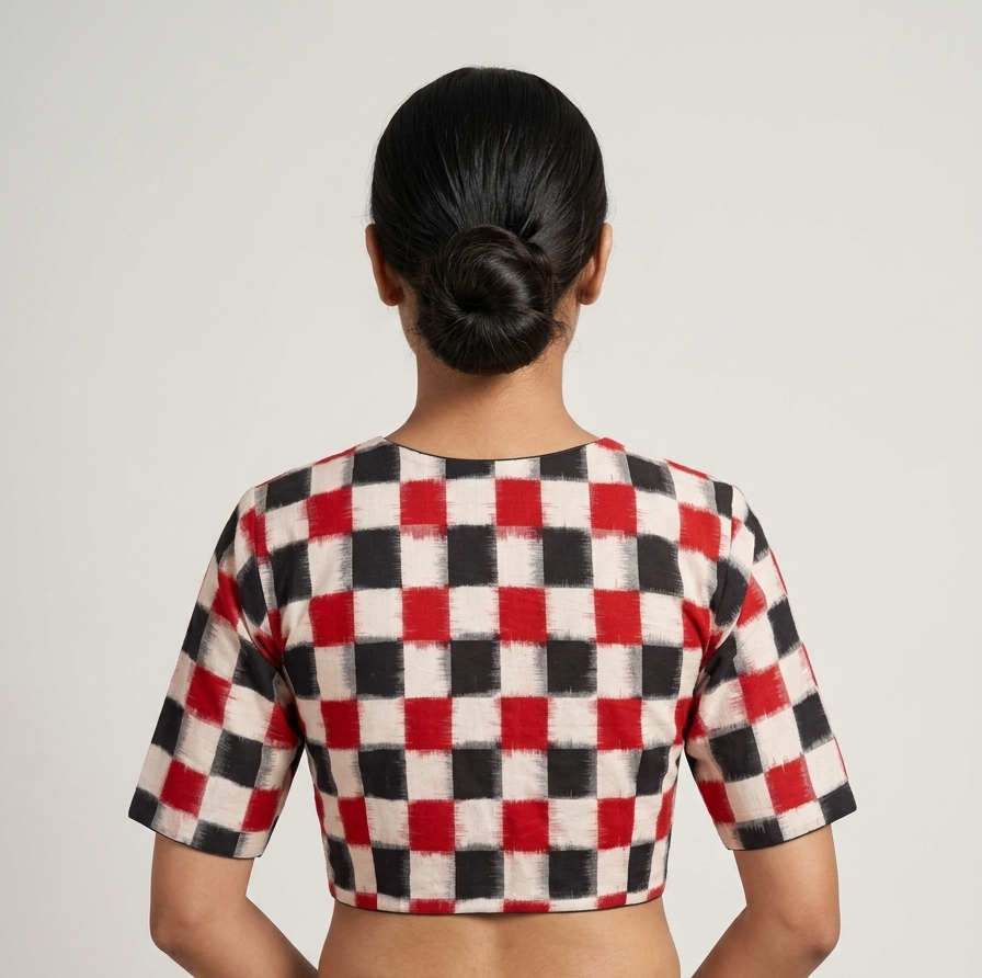 Double Ikkat Blouse