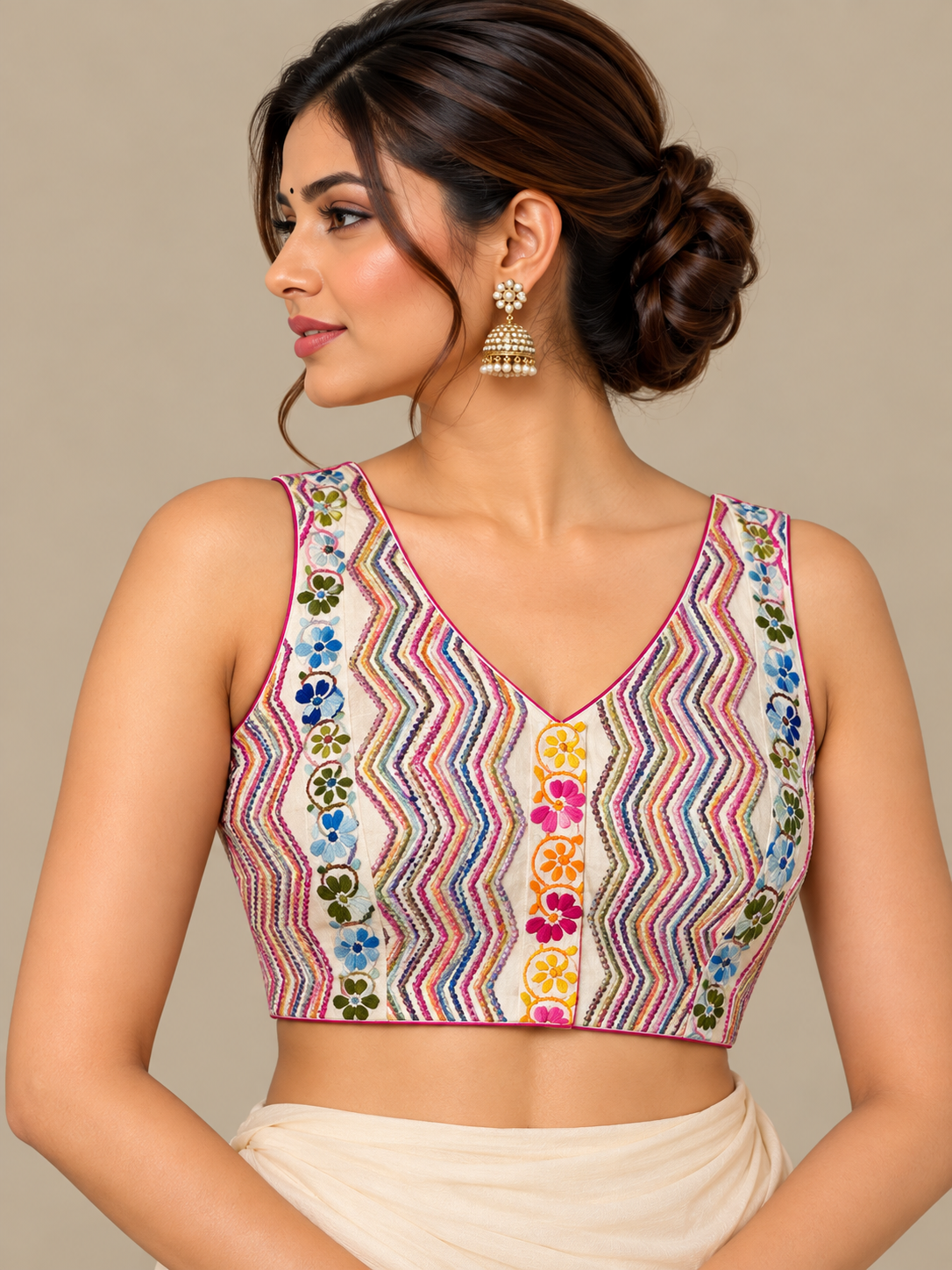 The Gulrang Garden Blouse