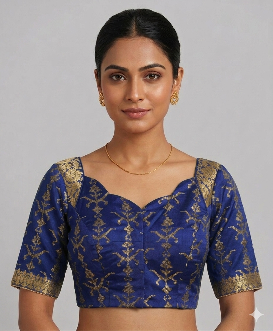 Sequined blouse with Borders