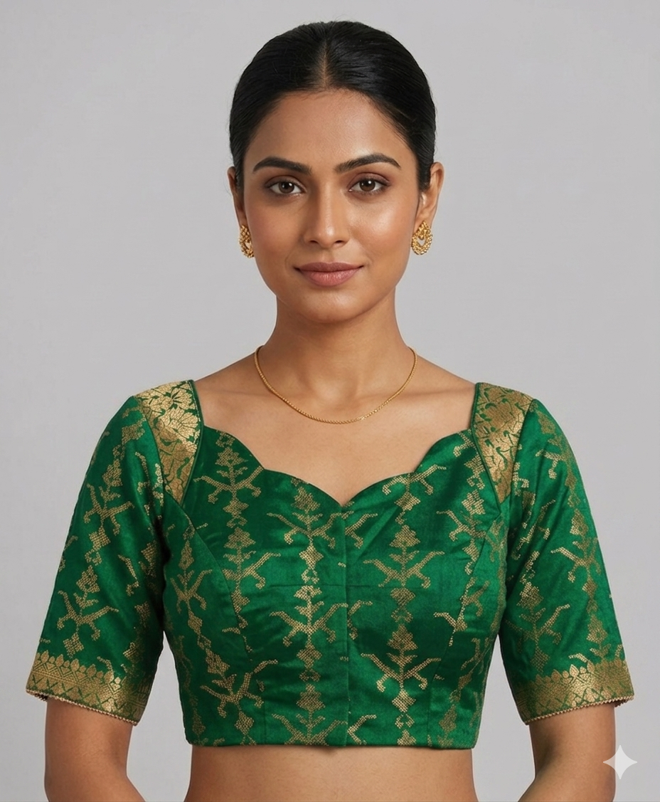 Sequined blouse with Borders