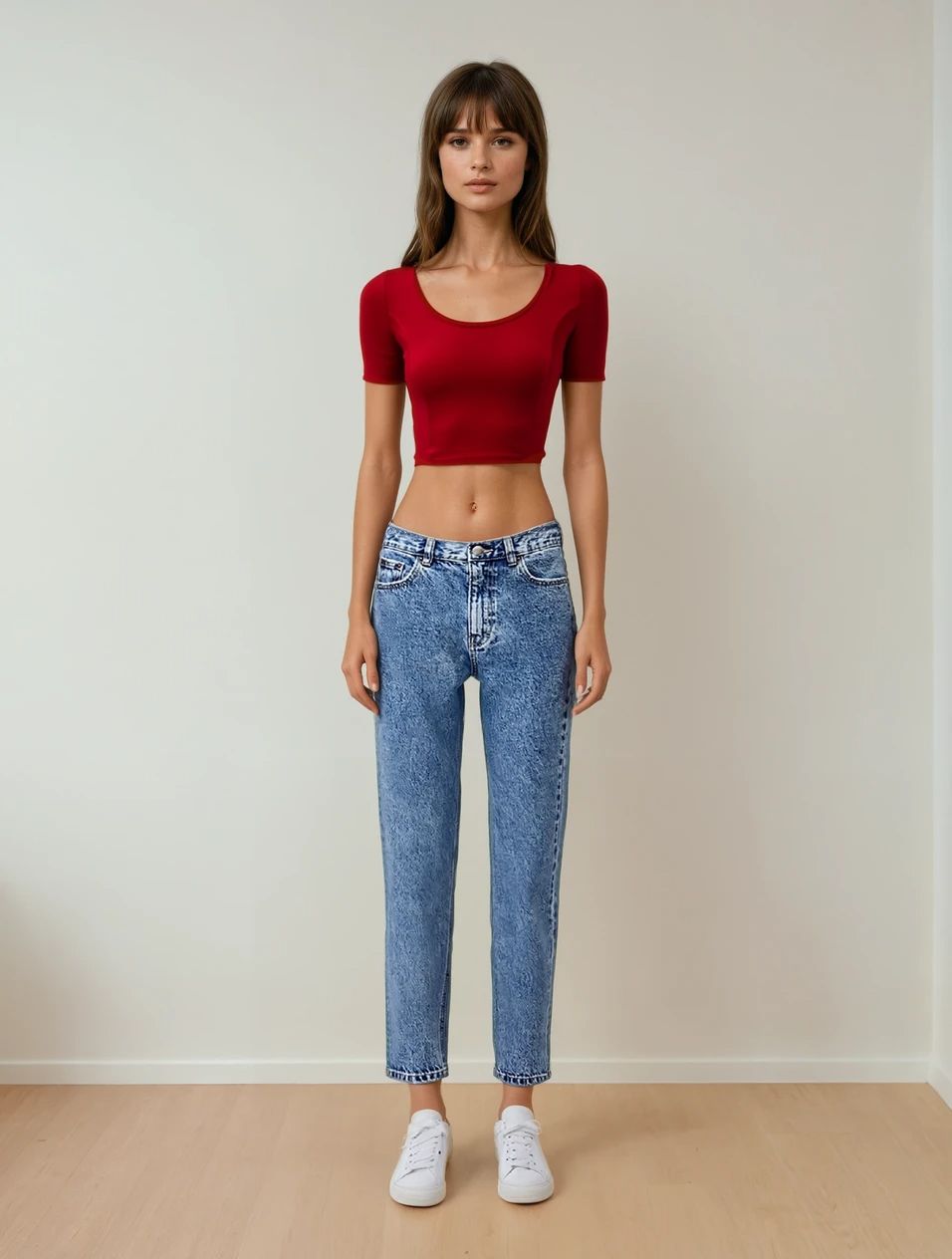 Maroon Shimmer Lycra Blouse