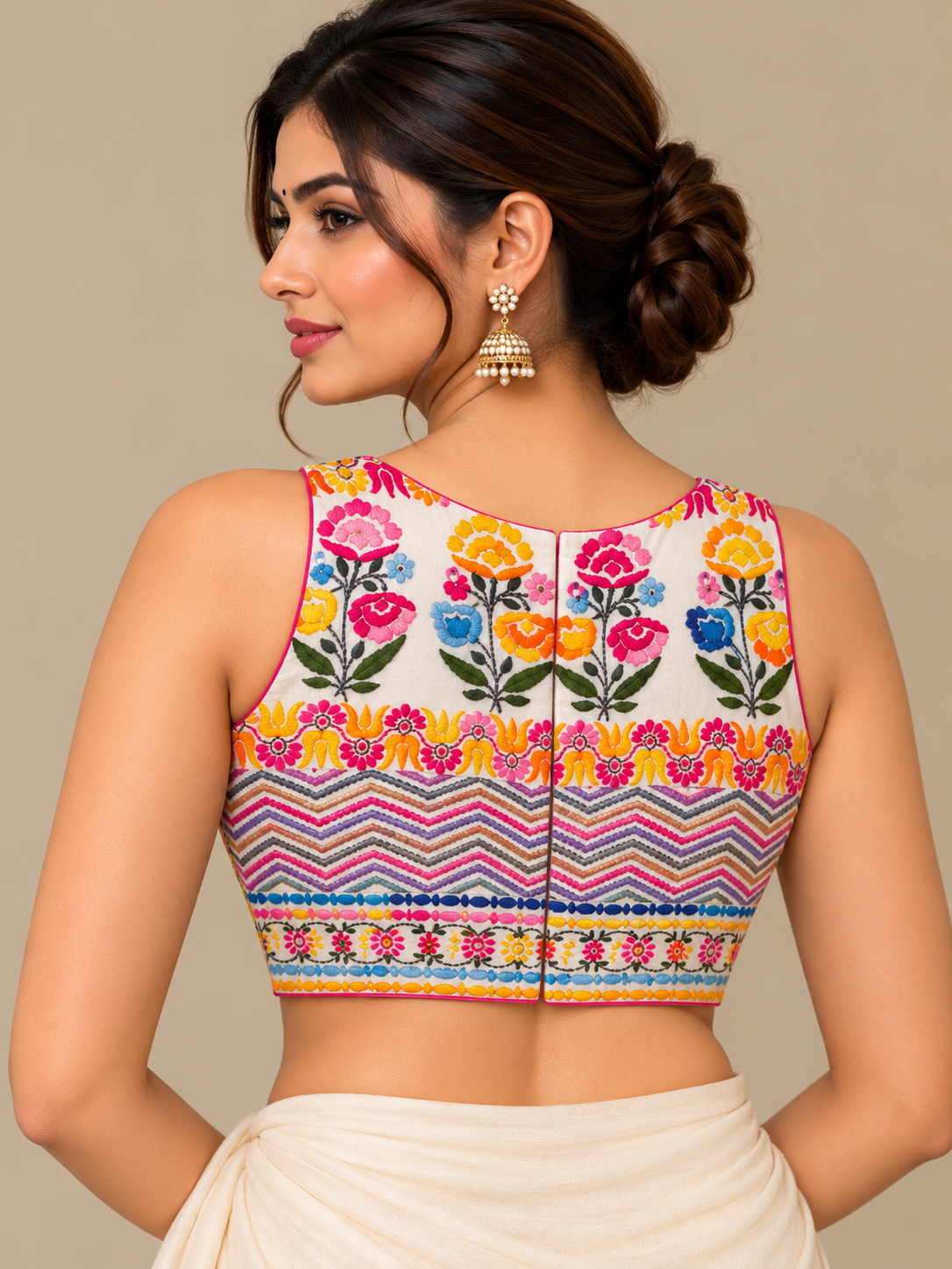 The Gulrang Garden Blouse