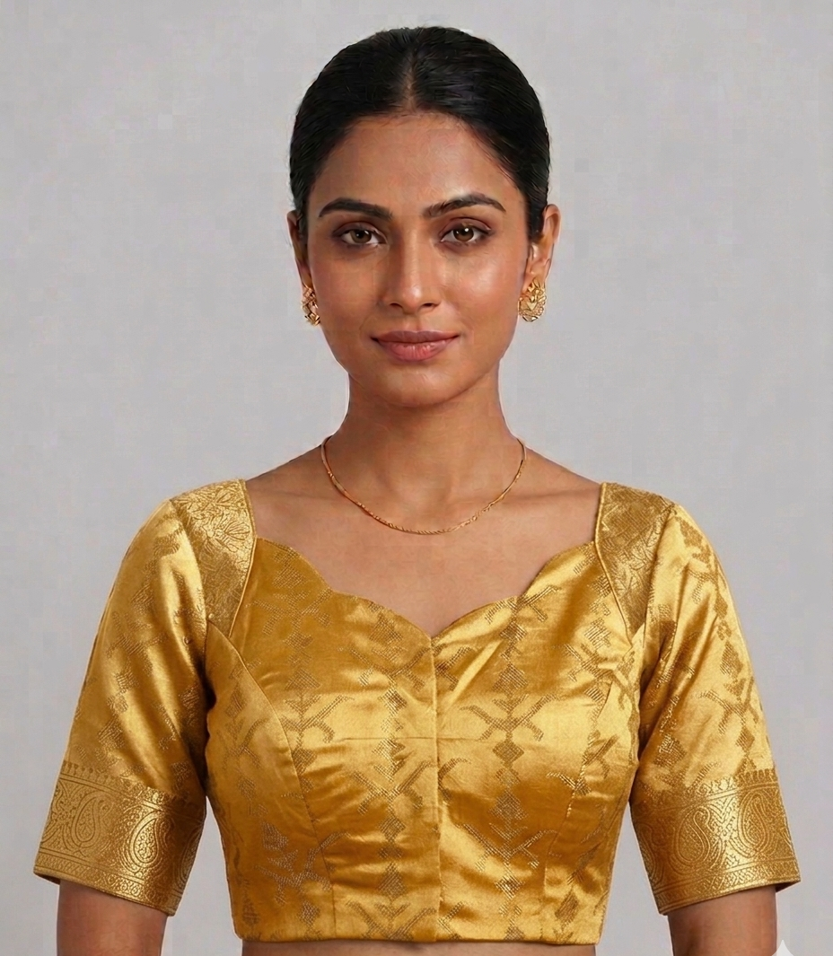 Sequined blouse with  Borders