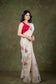 Beige Muga silk saree for wedding and festive wear