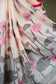 Beige Muga silk saree for wedding and festive wear