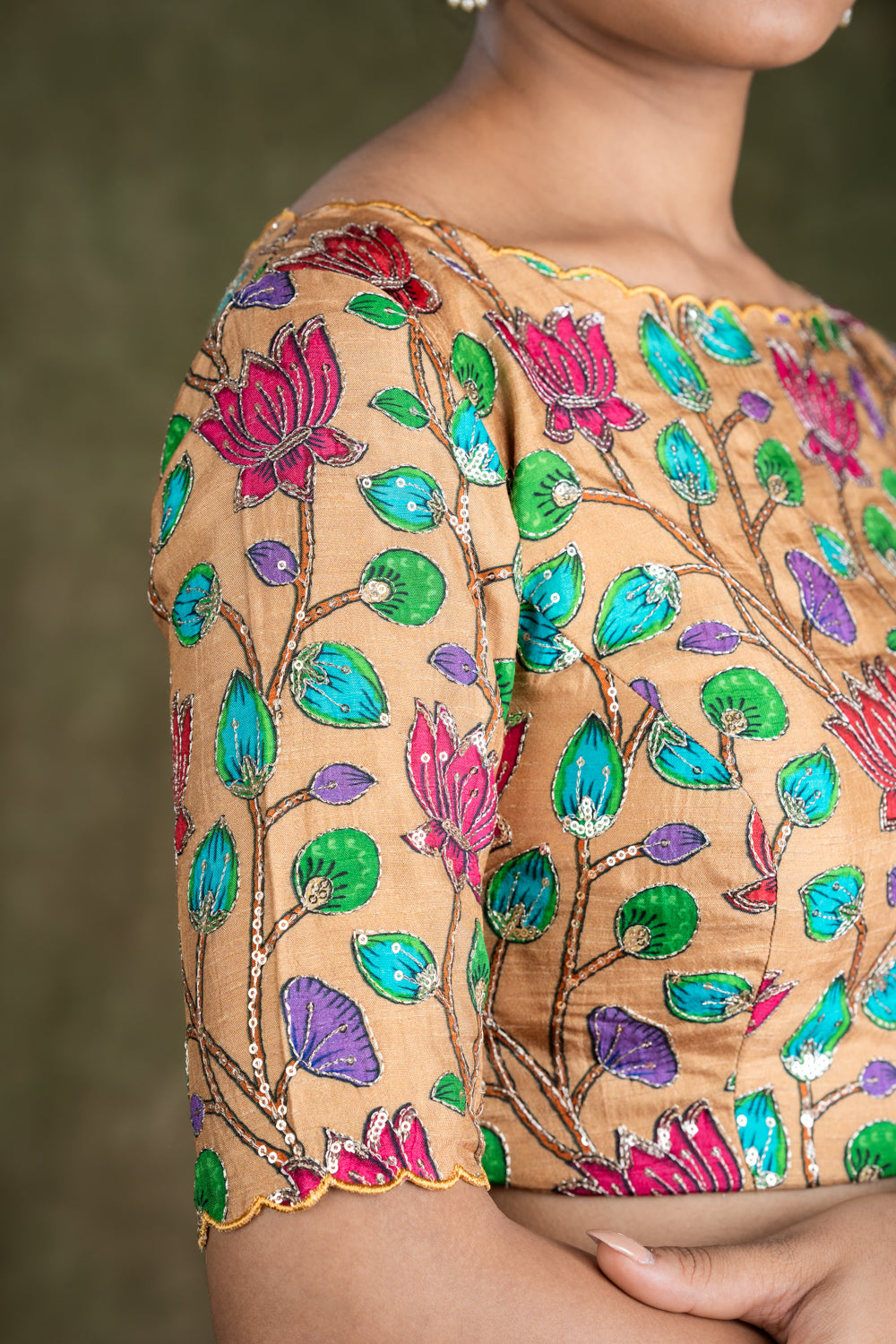 Printed Kalamkari Blouse