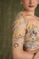 Beige Kalamkari Blouse for wedding and festive wear